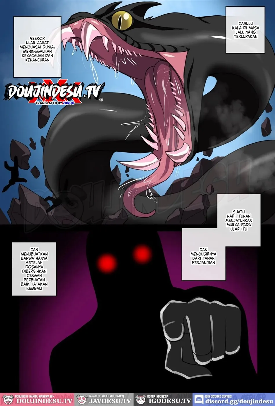 BANISHED SERPENT WASHES HER SINS WITH HER PUSSY. - Page 3